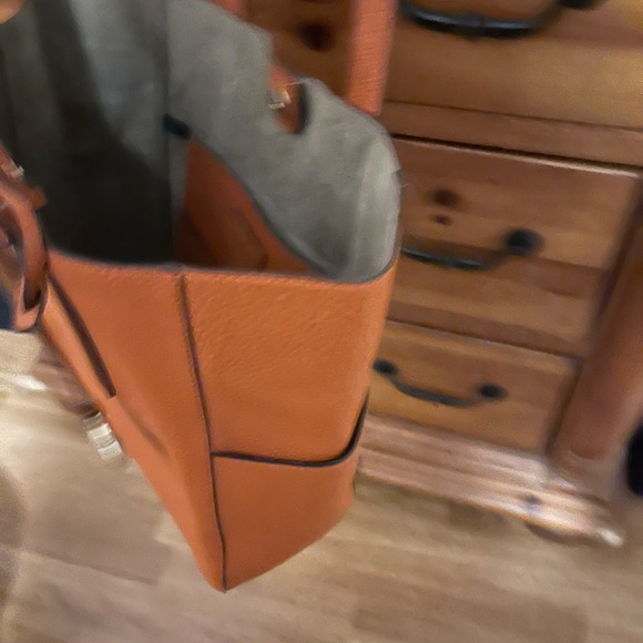 ***Sold***Michael Kors, used good condition,orange tote - Picture 5 of 5